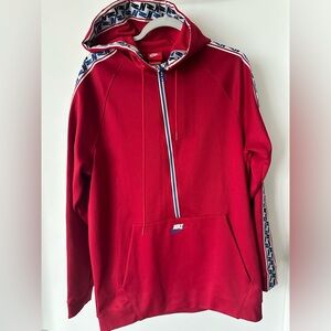 Nike Red and Blue Zip-Up Jacket